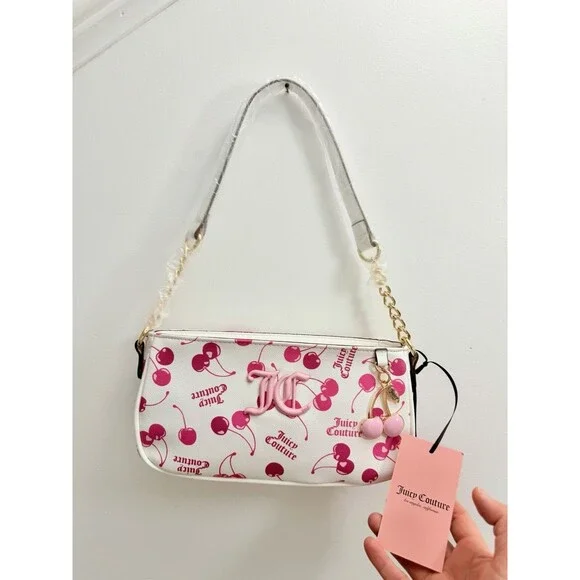 NWT Juicy Couture Cherry On Top Shoulder Bag - Picture 9 of 10